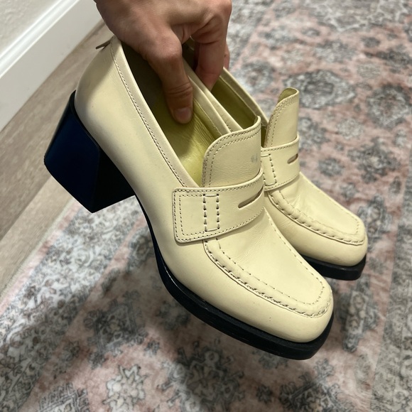 LABUCQ KITTY CREAM COLORED LOAFERS - Picture 7 of 8